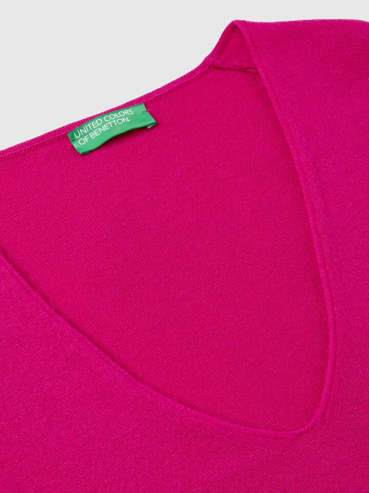 V NECK SWEATER L/S Mujer image number 6